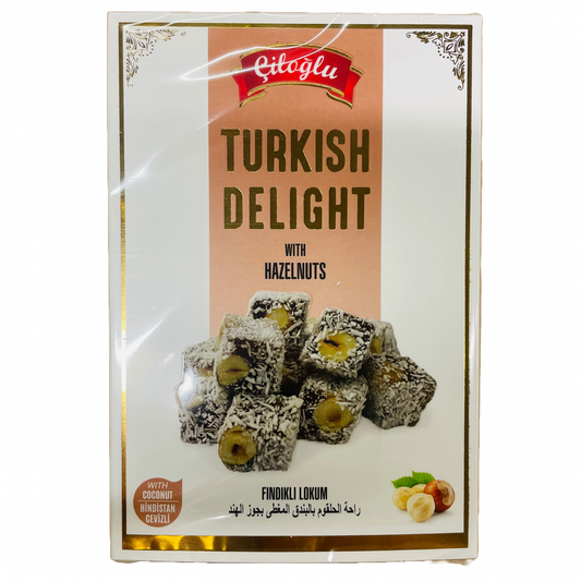 Lukums ar lazdu riekstu un kokosriekstu pildījumu CILOGLU, 200g