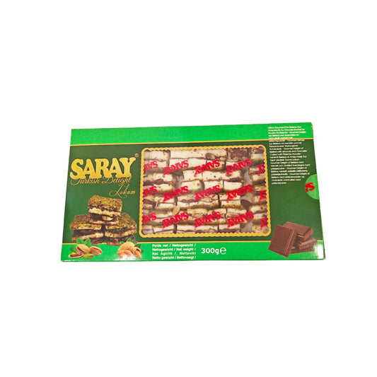 Saray miksētais pistāciju, mandeļu šokolāde baklava lukums 300g