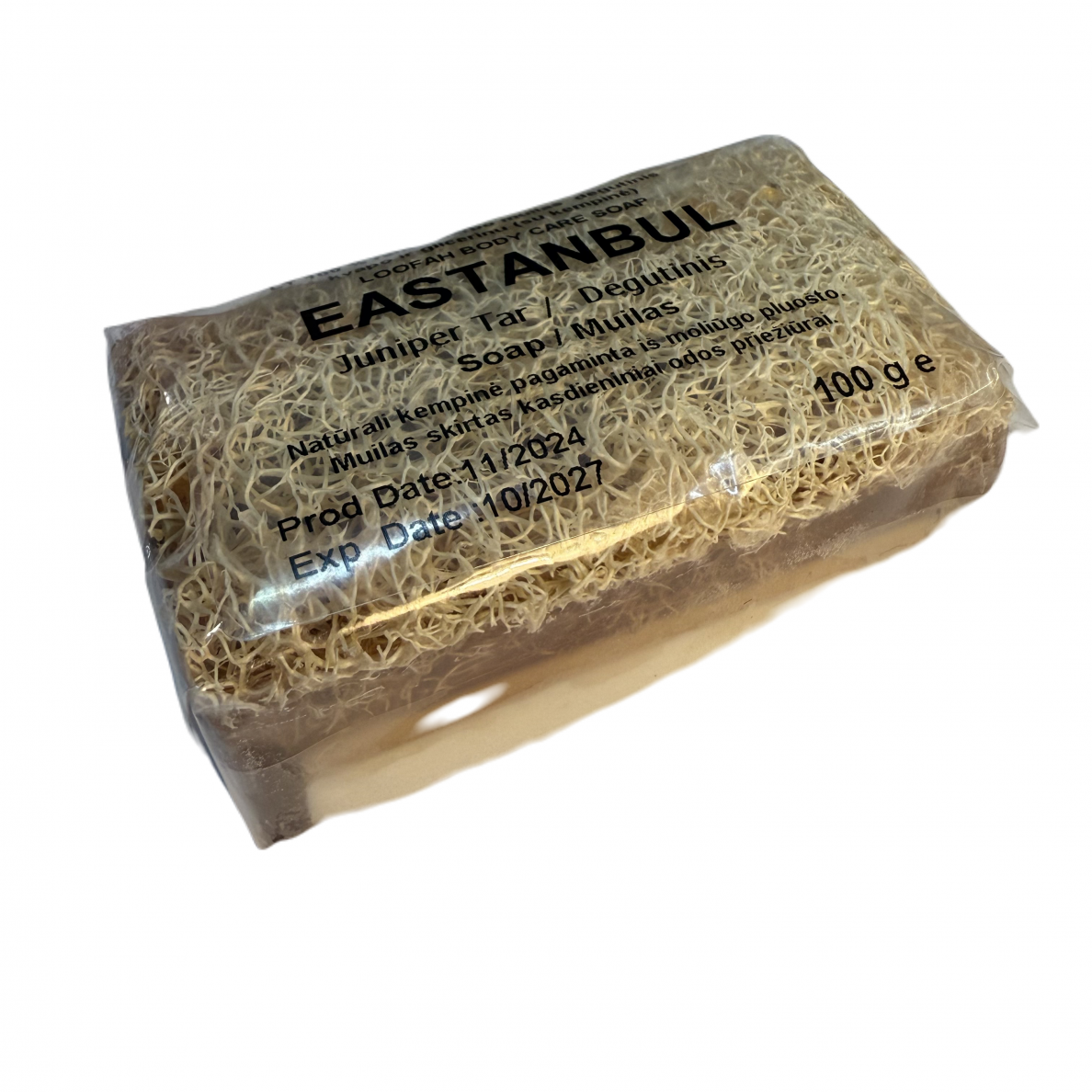 Tradicionālās dabīgās glicerīna ziepes, roku darbs ar kadiķu aromātu, 100g