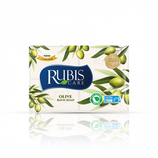 Dabīgās ziepes, RUBIS, olīvu aromāts 150 g x 4 gab.
