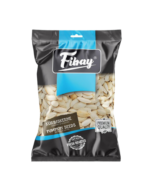 Fibay grauzdētas, sālītas ķirbju sēklas 120g