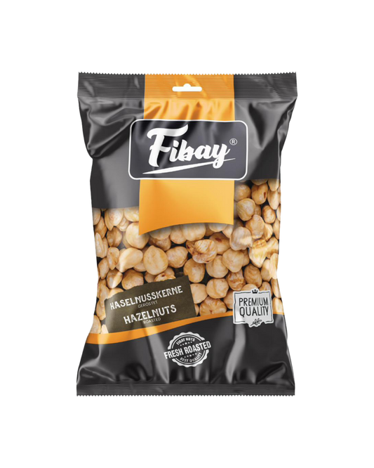 Fibay grauzdēti lazdu rieksti 120g