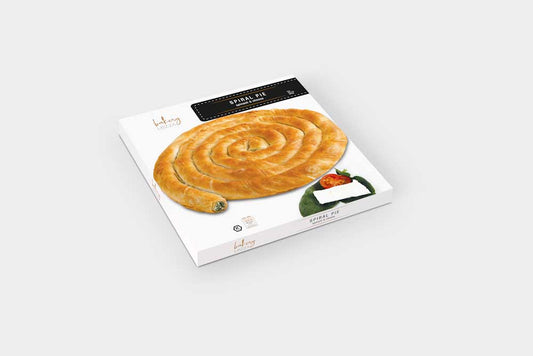 Lezza spirāļpīrāgs ar sieru un spinātiem 800g