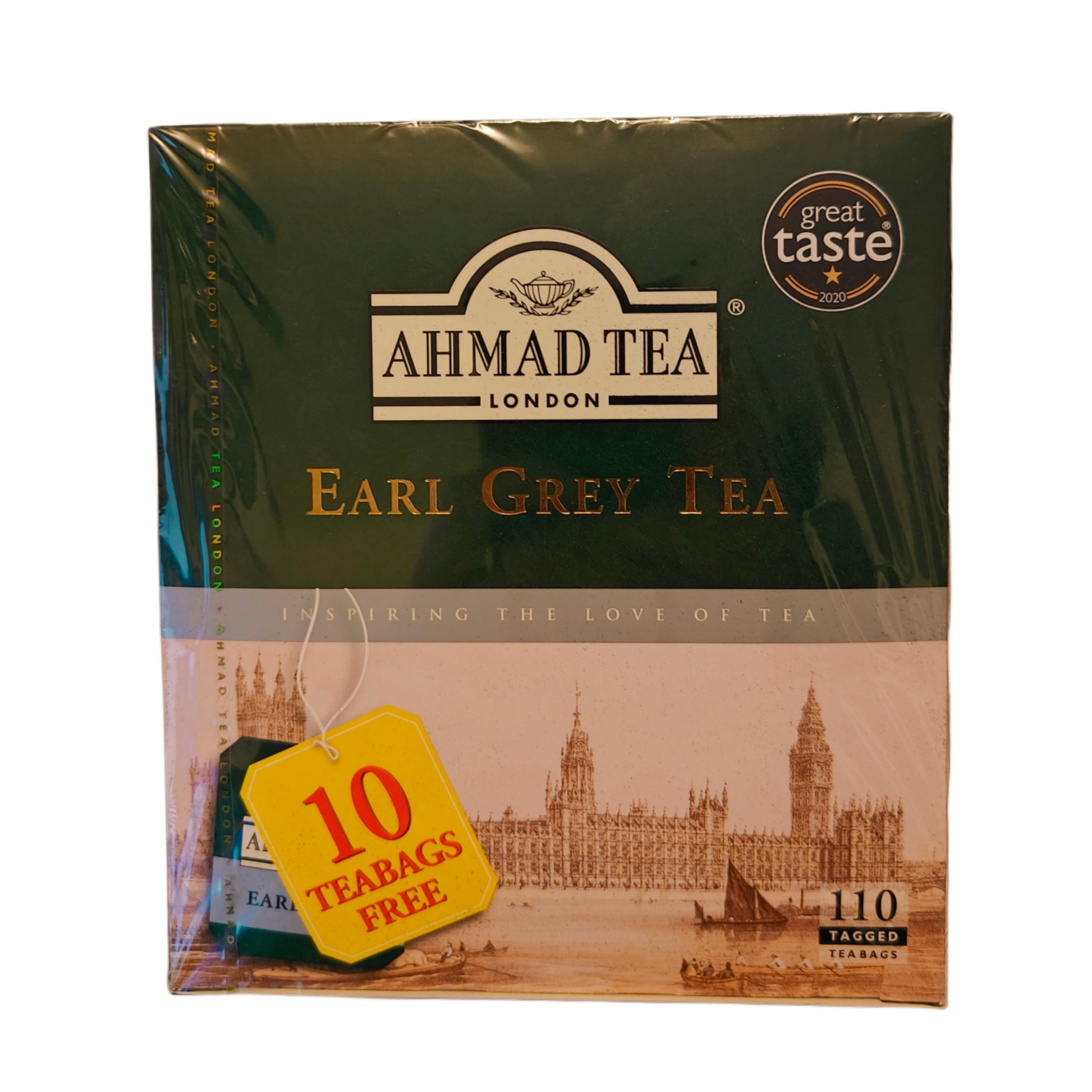 Ahmad tea Premium melnā ceilonas tēja ar bergamotu, maisiņos 110x2g Ahmad tea