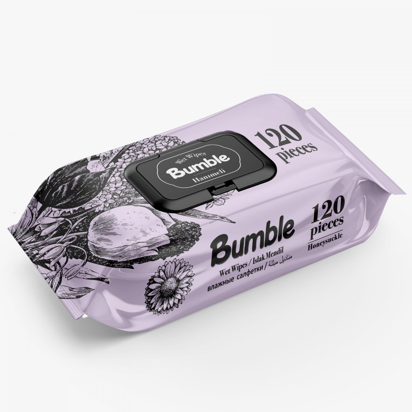 Bumble влажные салфетки для сухой кожи 120шт