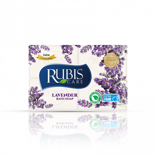 Tradicionālas naturālās Turku vannas ziepes, RUBIS LAVANDA, 150g x 4gab.