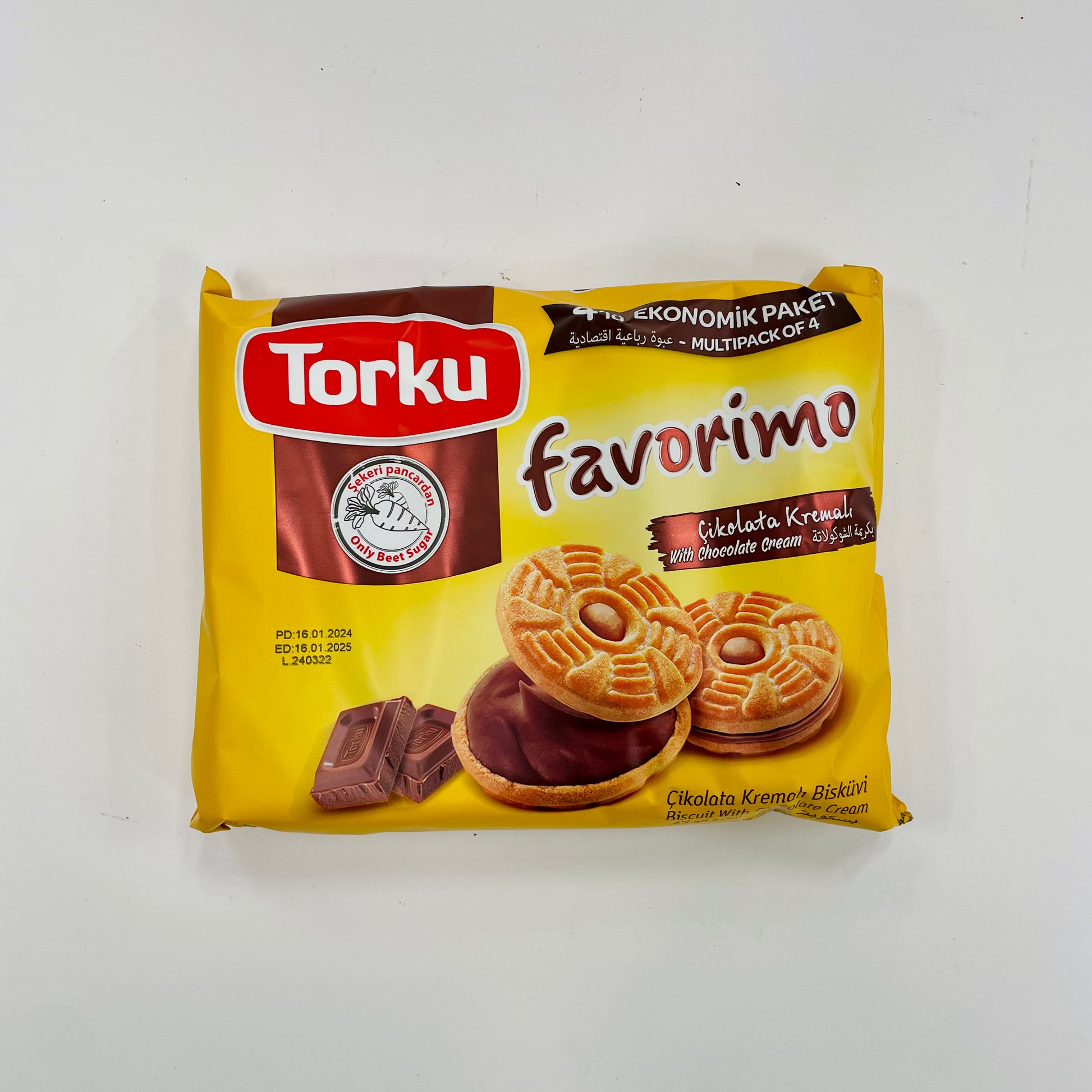 Печенье Torku Favorimo с шоколадом, 244г 