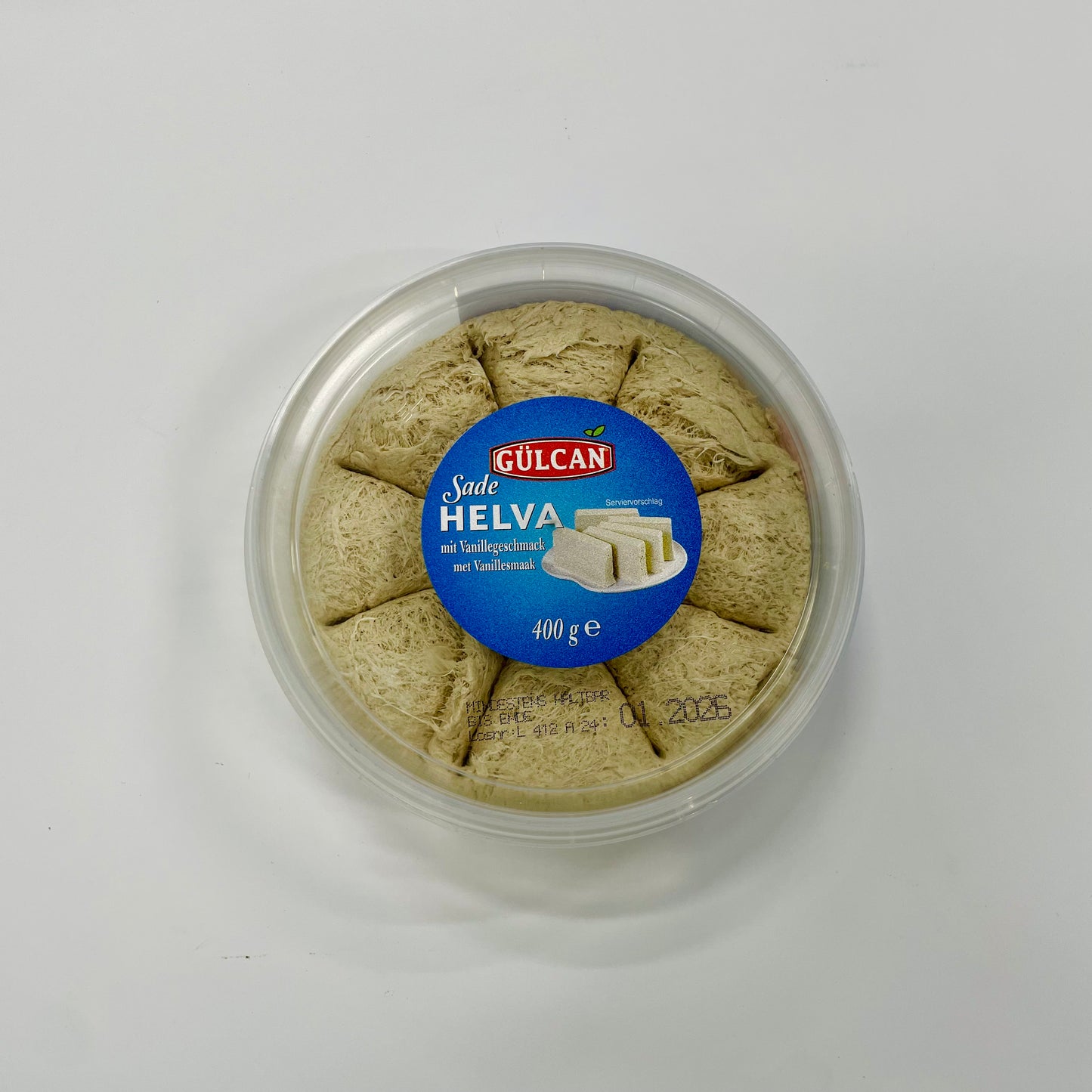 Gülcan vaniļas halva, apaļā 400g