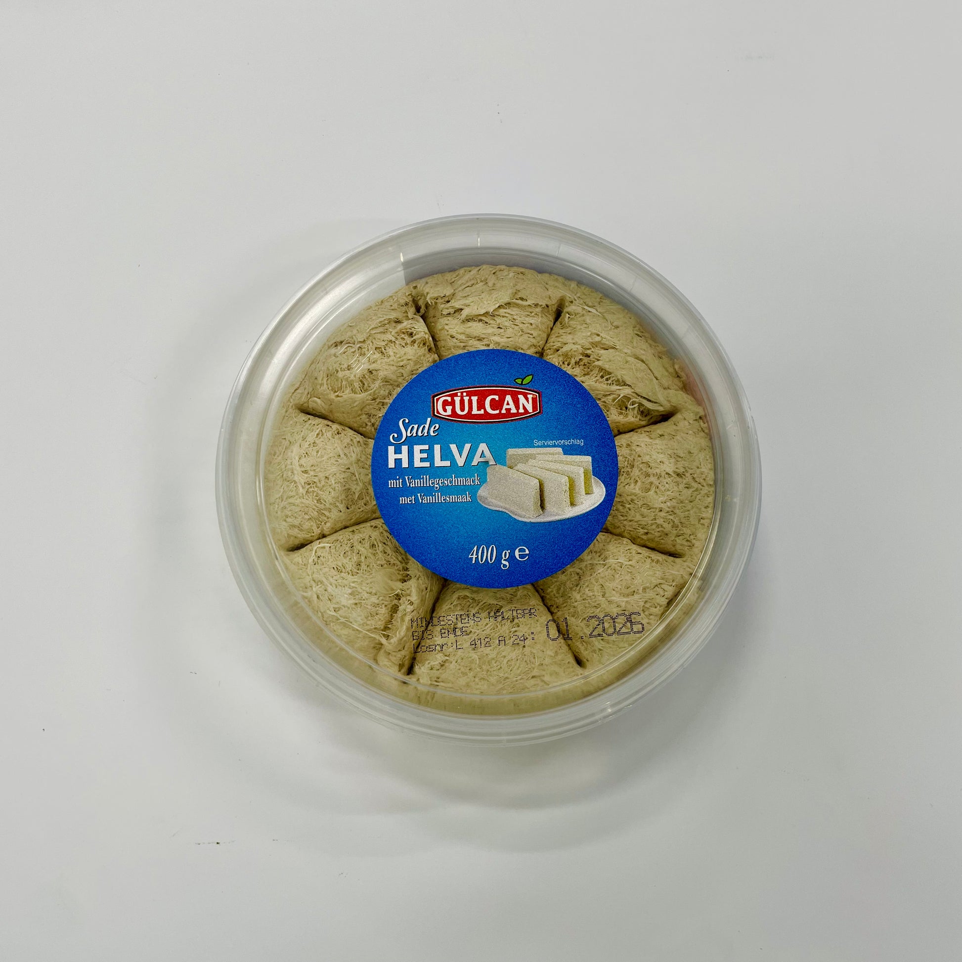 Gülcan vaniļas halva, apaļā 400g 