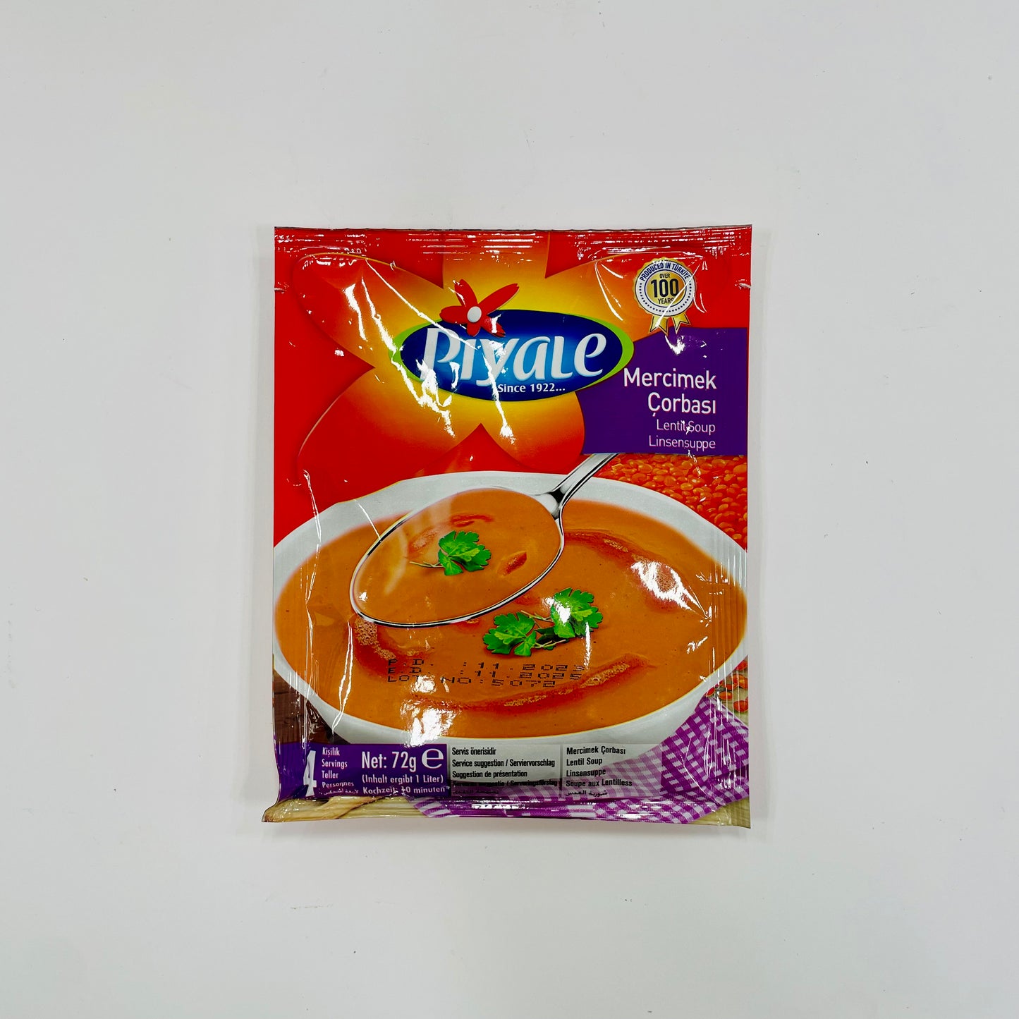 Piyale lēcu zupa Mercimek, 72g