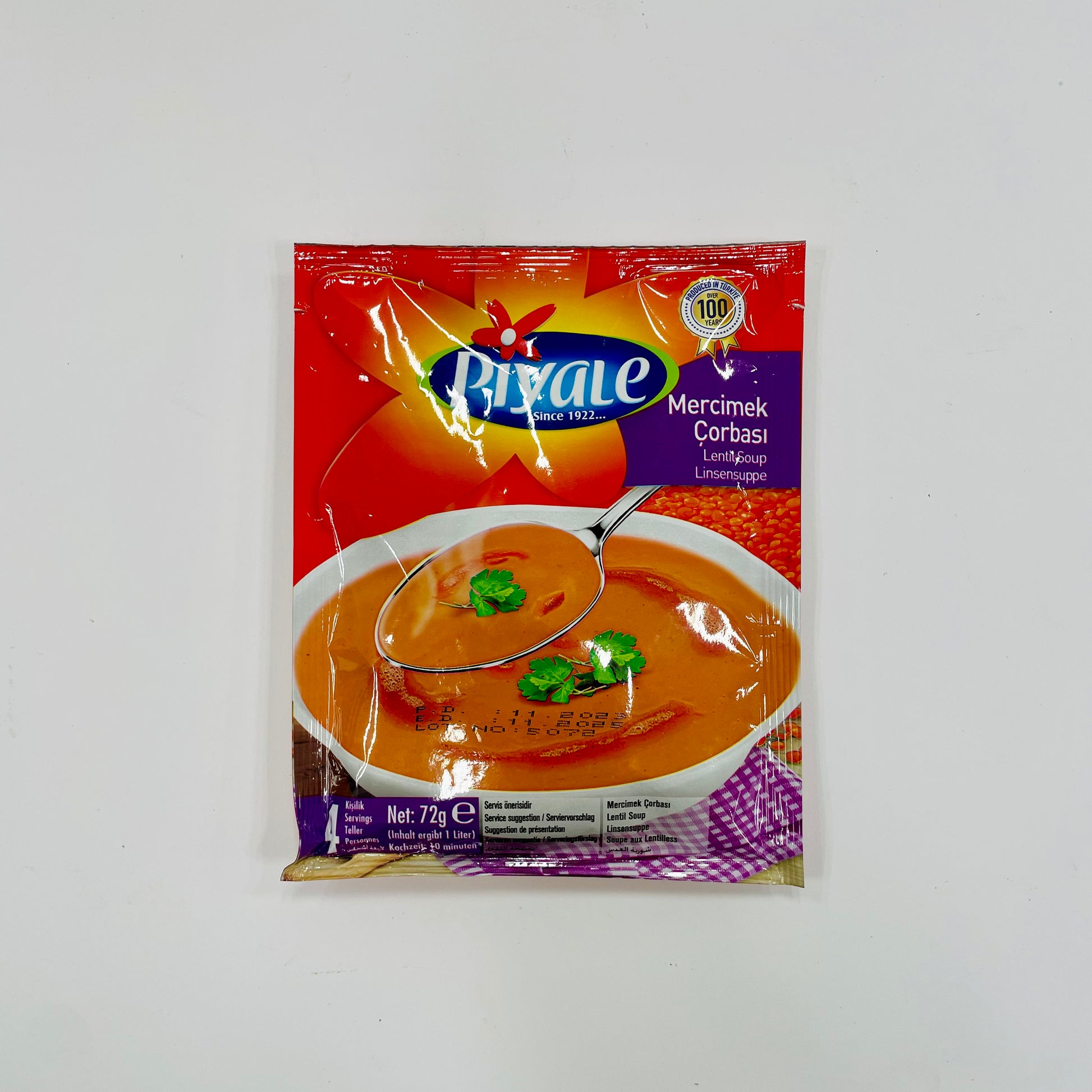 Piyale lēcu zupa Mercimek, 72g 