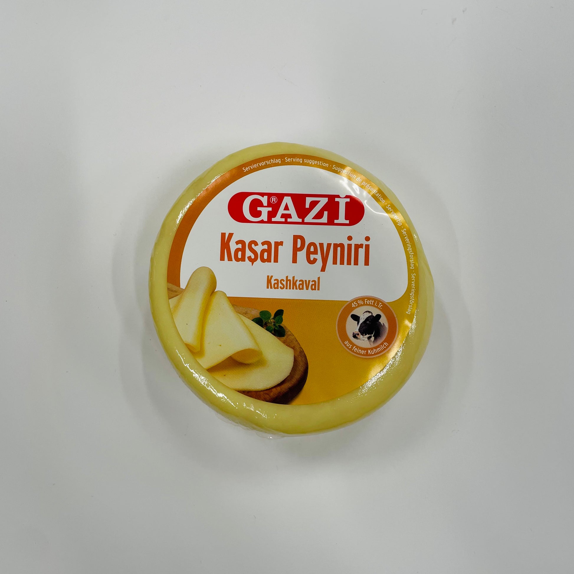 Gazi kaşar siers kashkaval 45% 250g 