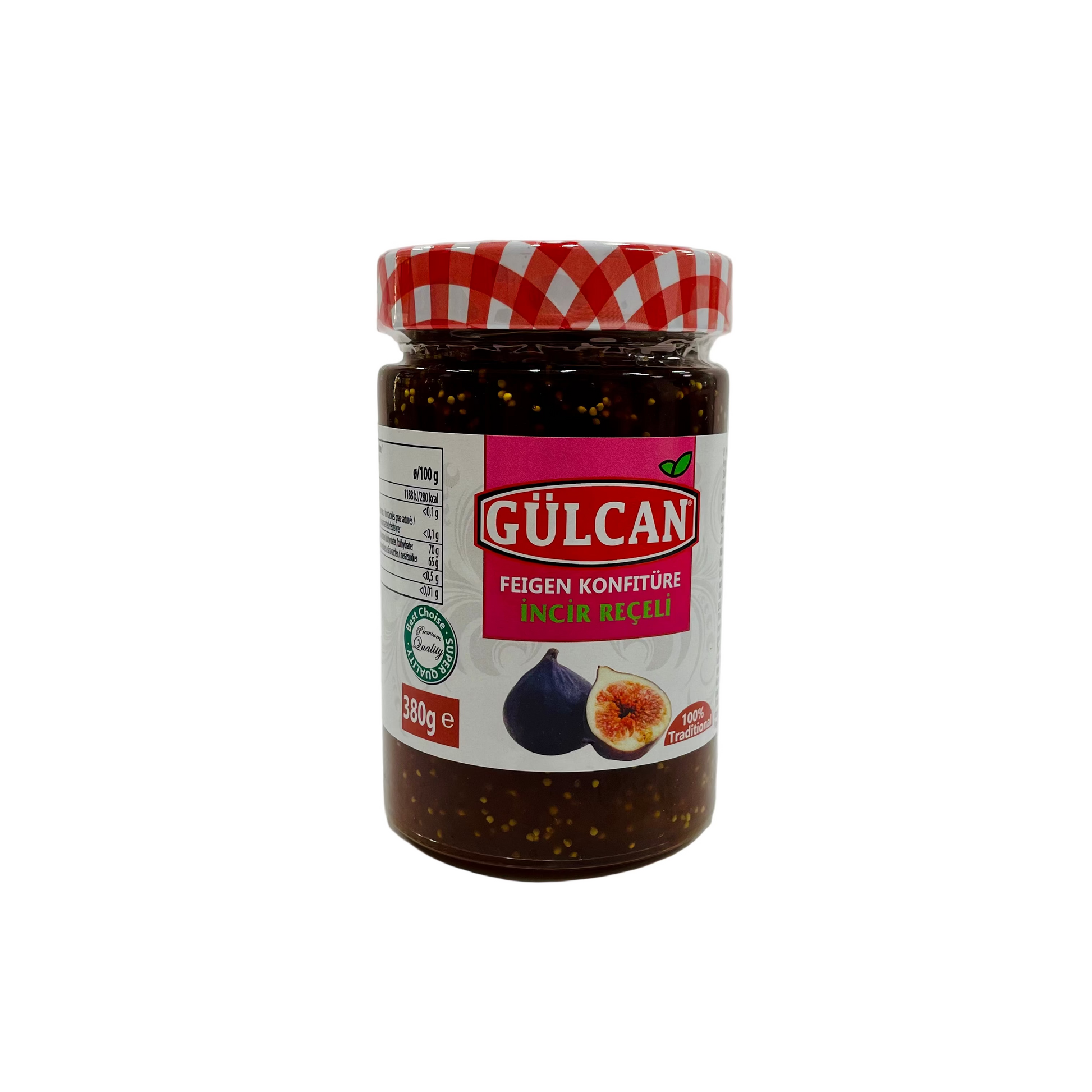 Gulcan vīģu ievārījums, 380g 