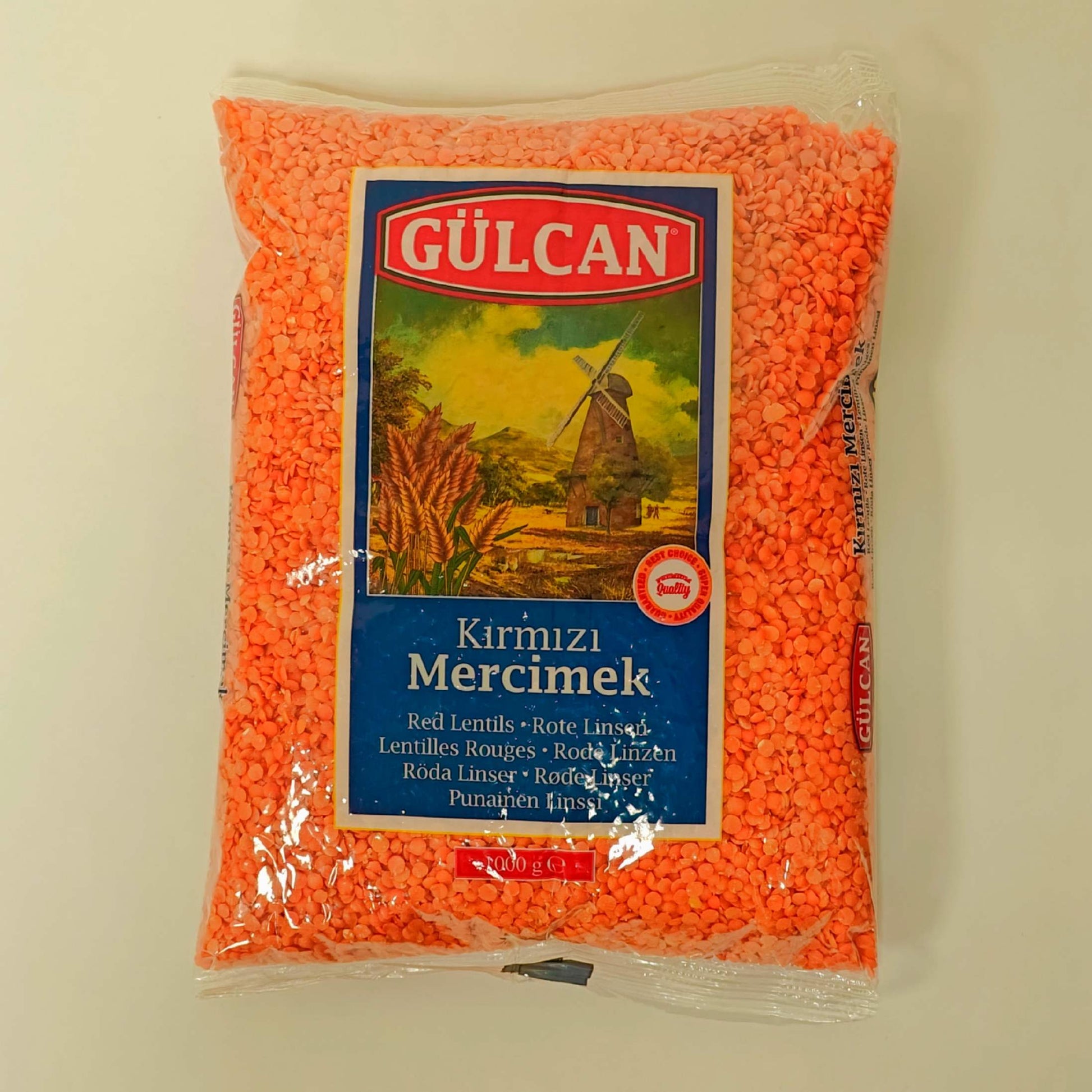 Gulcan sarkanās lēcas 1000g lēcas