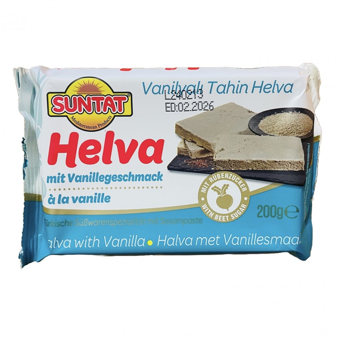 Halva ar vaniļu Suntat, 200g 