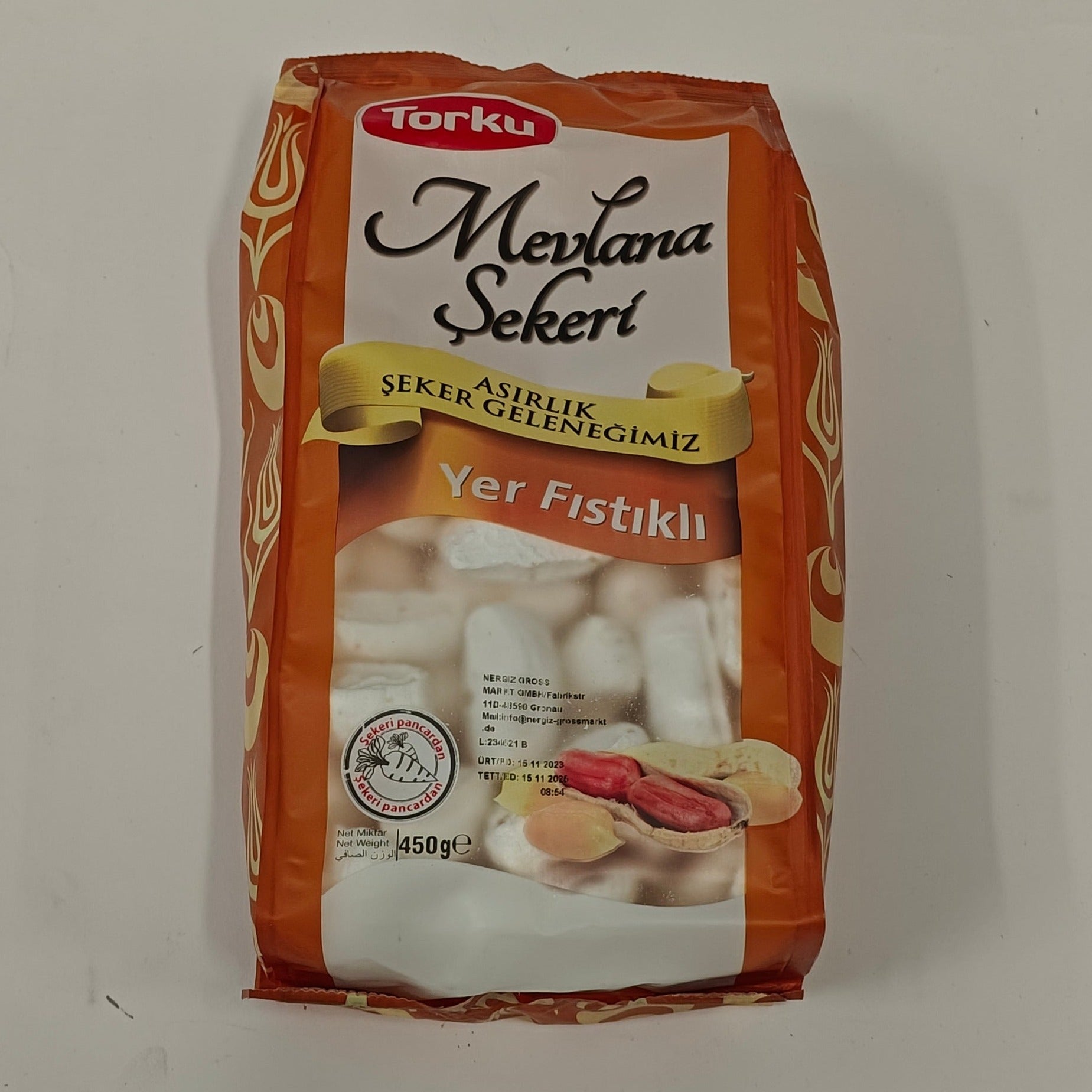 Mevlana zemesriekstu konfektes 450g 