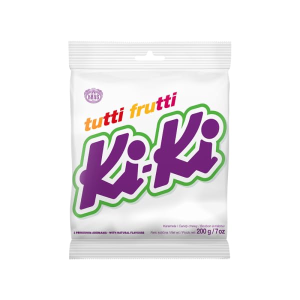 Ki-ki tutti frutti košļājamās konfektes 100g Ki-ki tutti frutti