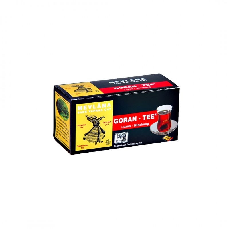 Mevlana 100% ceilonas melnā tēja maisiņos, 25x2g 