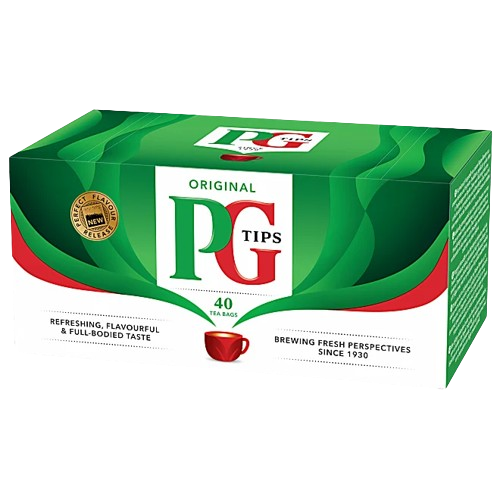 PG Tips Original черный чай, чайные пакетики, (40 шт, 116 г) 