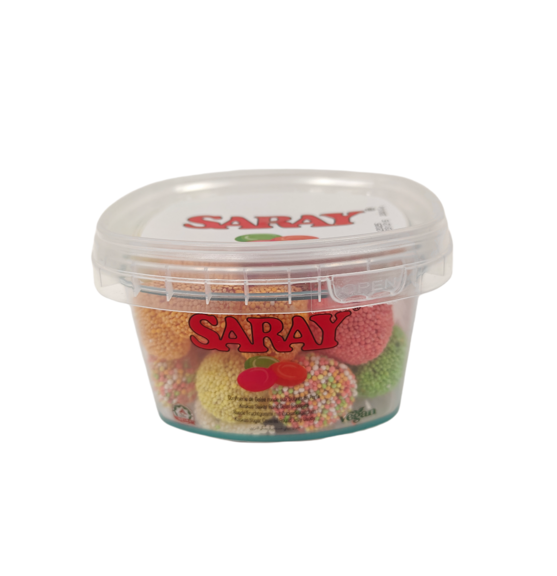 Saray segatud puuviljaželee kommid vegan 200g Halal 