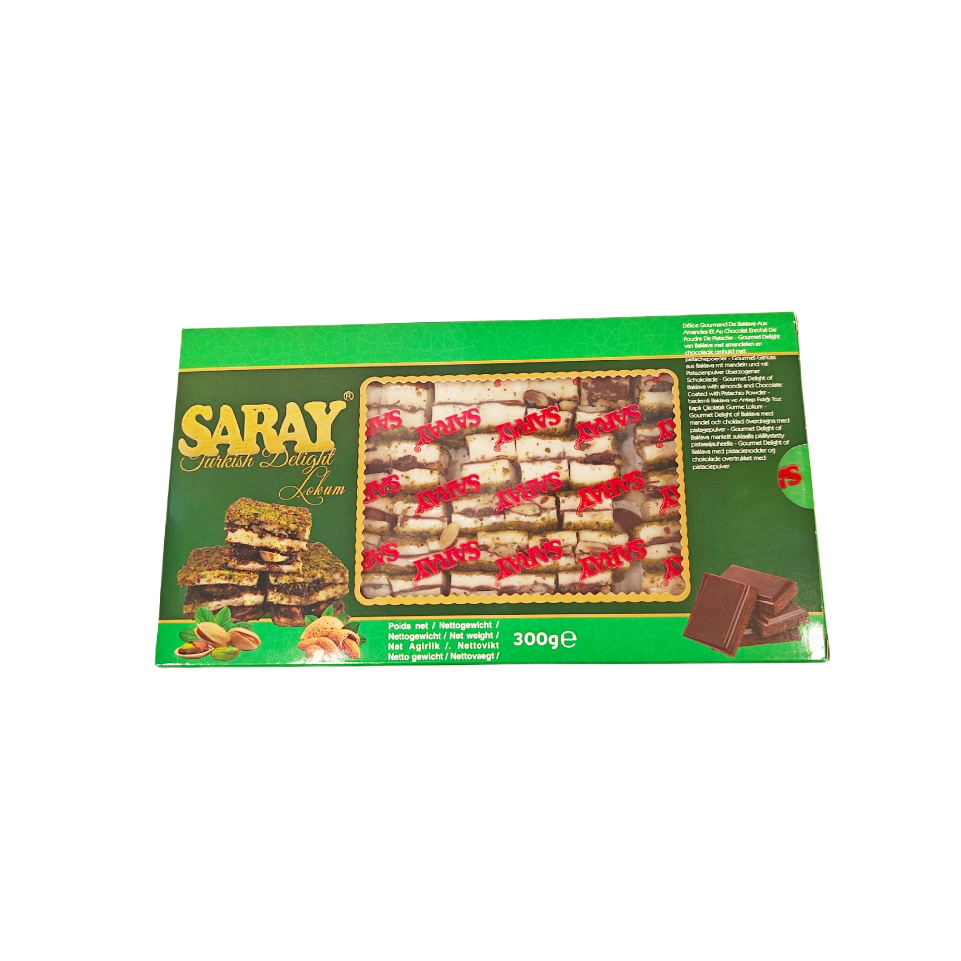 Сарай микс из фисташек, миндального шоколада, пахлавы и лукума 300г 