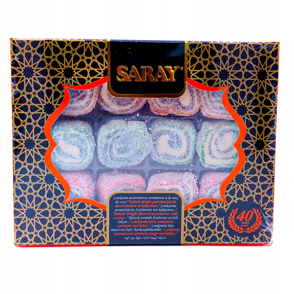 Ассорти фруктов Saray турецкий лукум 300г 