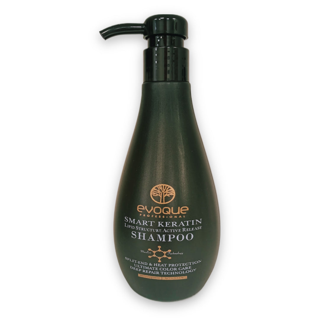 EVOQUE PROFESSIONAL SMART KERATIN LIPID STRUCTURE ACTIVE RELEASE ŠAMPŪNS 380ml 