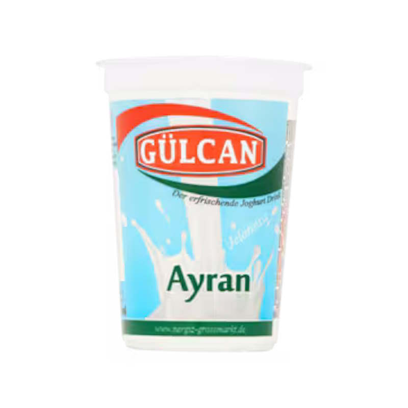 Gülcan bardak ayran, airans 250ml 