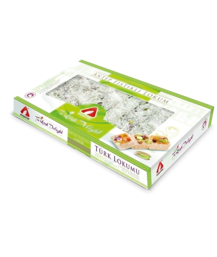 Турецкие лукумы Avşarlar с фисташками 350г
