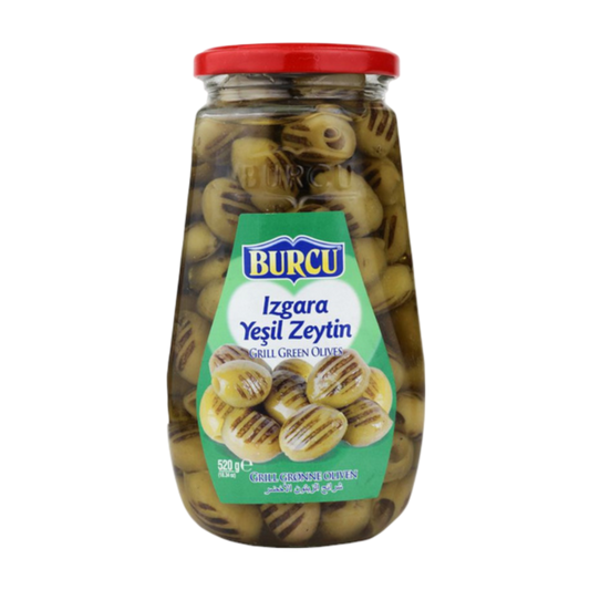 Burcu grillētas zaļās olīvas 520g