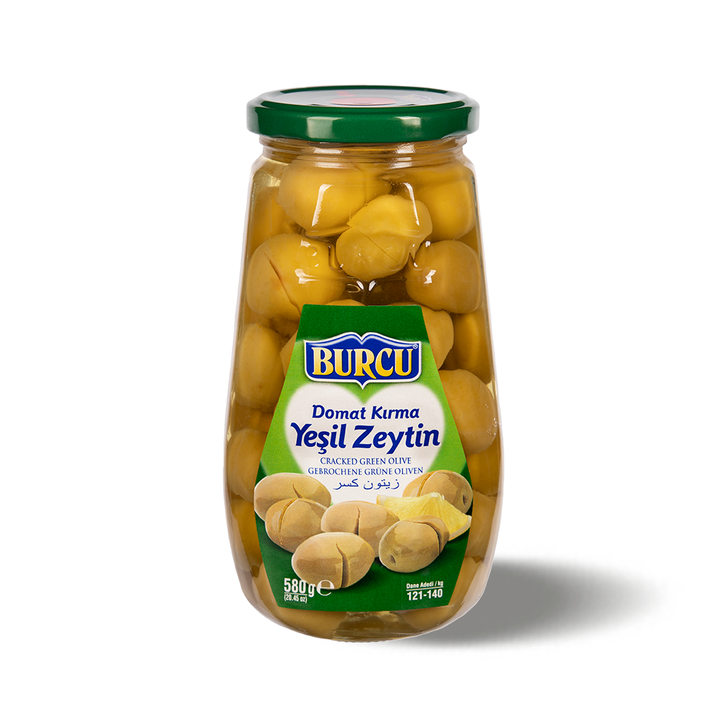 Purk viilutatud rohelisi oliive 580g 