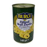 Burcu sagrieztas zaļās olīvas 140g