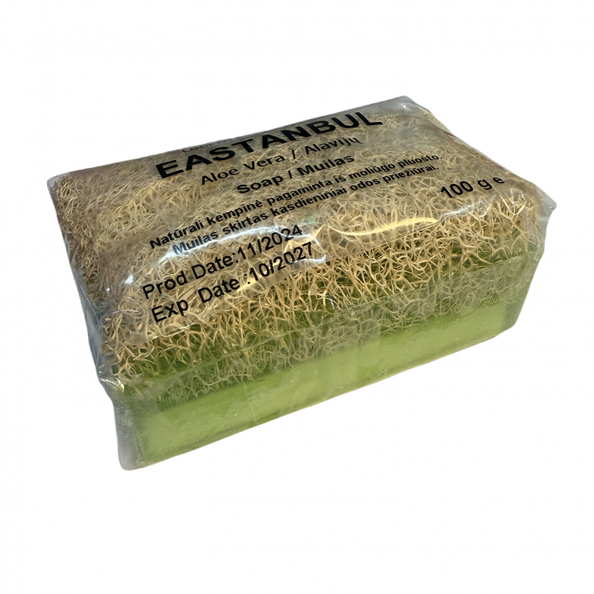 Tradicionālās dabīgās glicerīna ziepes, Roku darbs ar alvejas aromātu, 100g