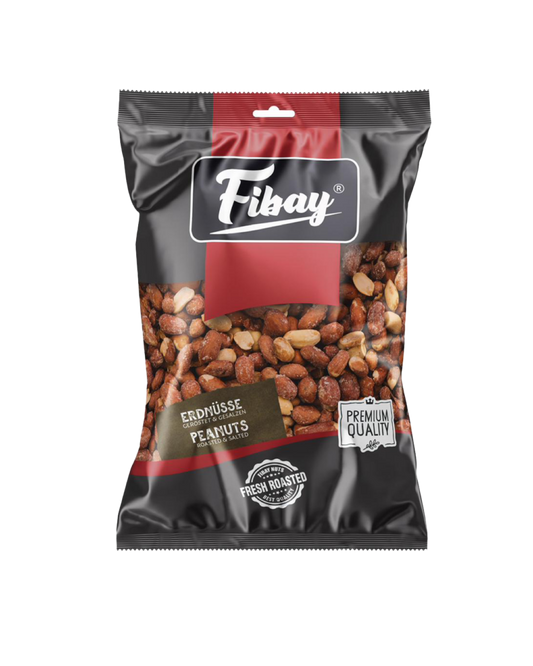 Fibay grauzdēti, sālīti zemesrieksti 130g