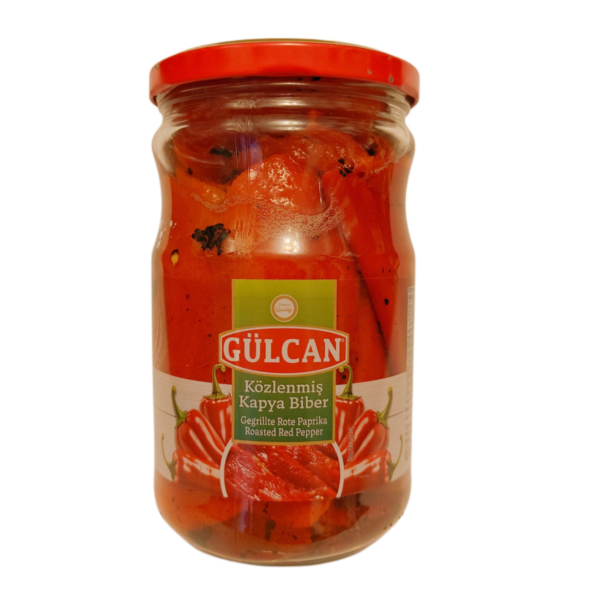 Gulcan grilēta paprika 660g/350g grilēta paprika