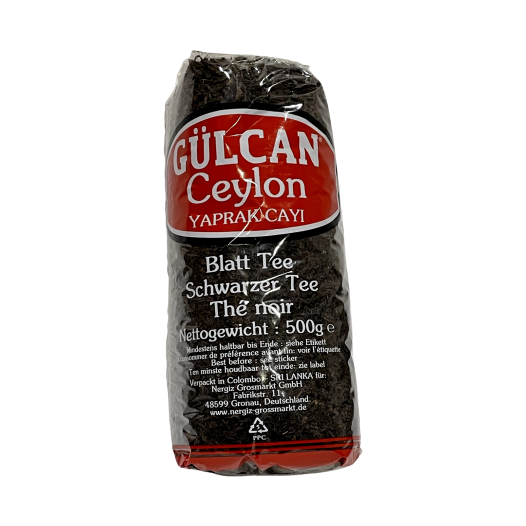Gülcan Ceilonas lapu melnā tēja 500g 