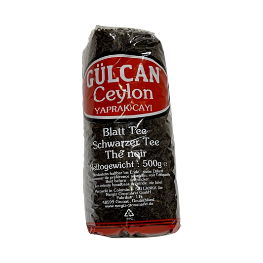 Gülcan Ceilonas lapu melnā tēja 500g