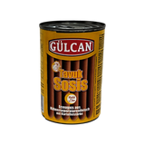 Gülcan vistas gaļas cīsiņi, desiņas Halal 184g