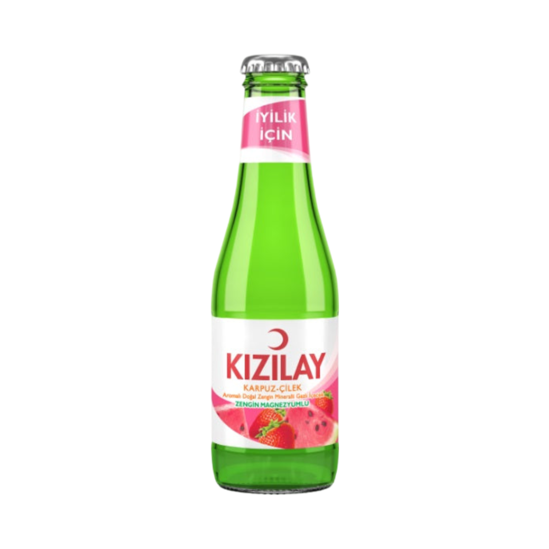 Kizilay karpuz ve çilek aromalı maden suyu 200ml 