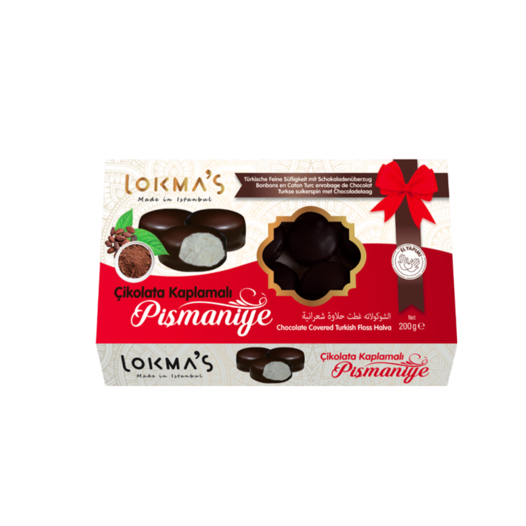 Локма сахарная вата в шоколаде писмание 200г 