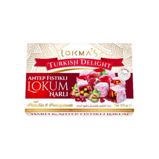 Lokma's granātābolu lukums ar pistācijām 300g