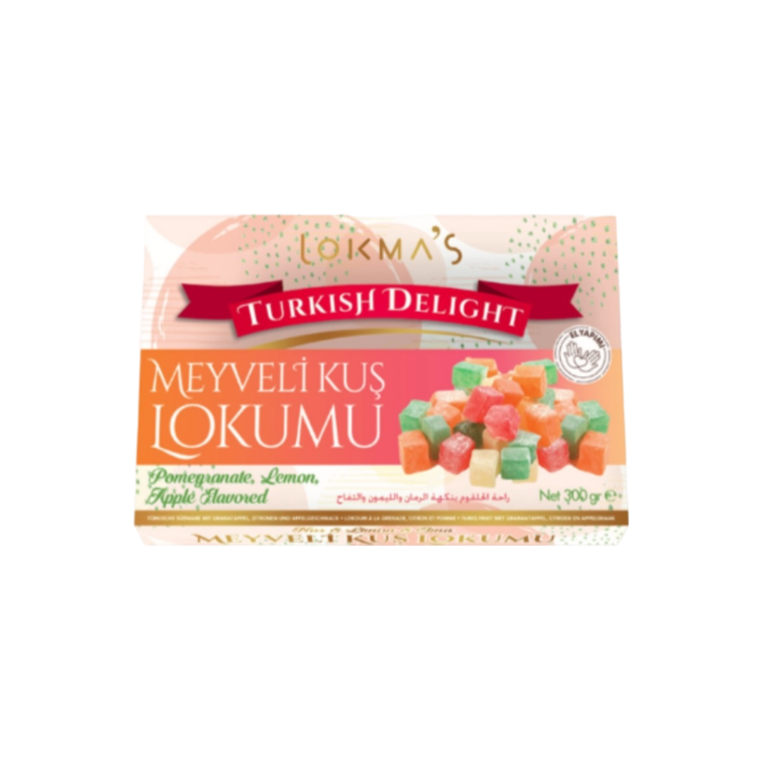 Мини рахат-лукум с миксом фруктов Lokma 300г 