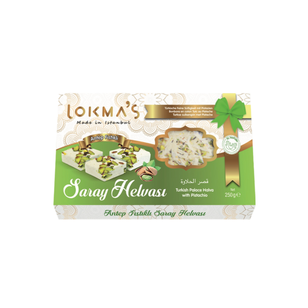 Лукума халва из сахарной ваты с фисташками 250г 