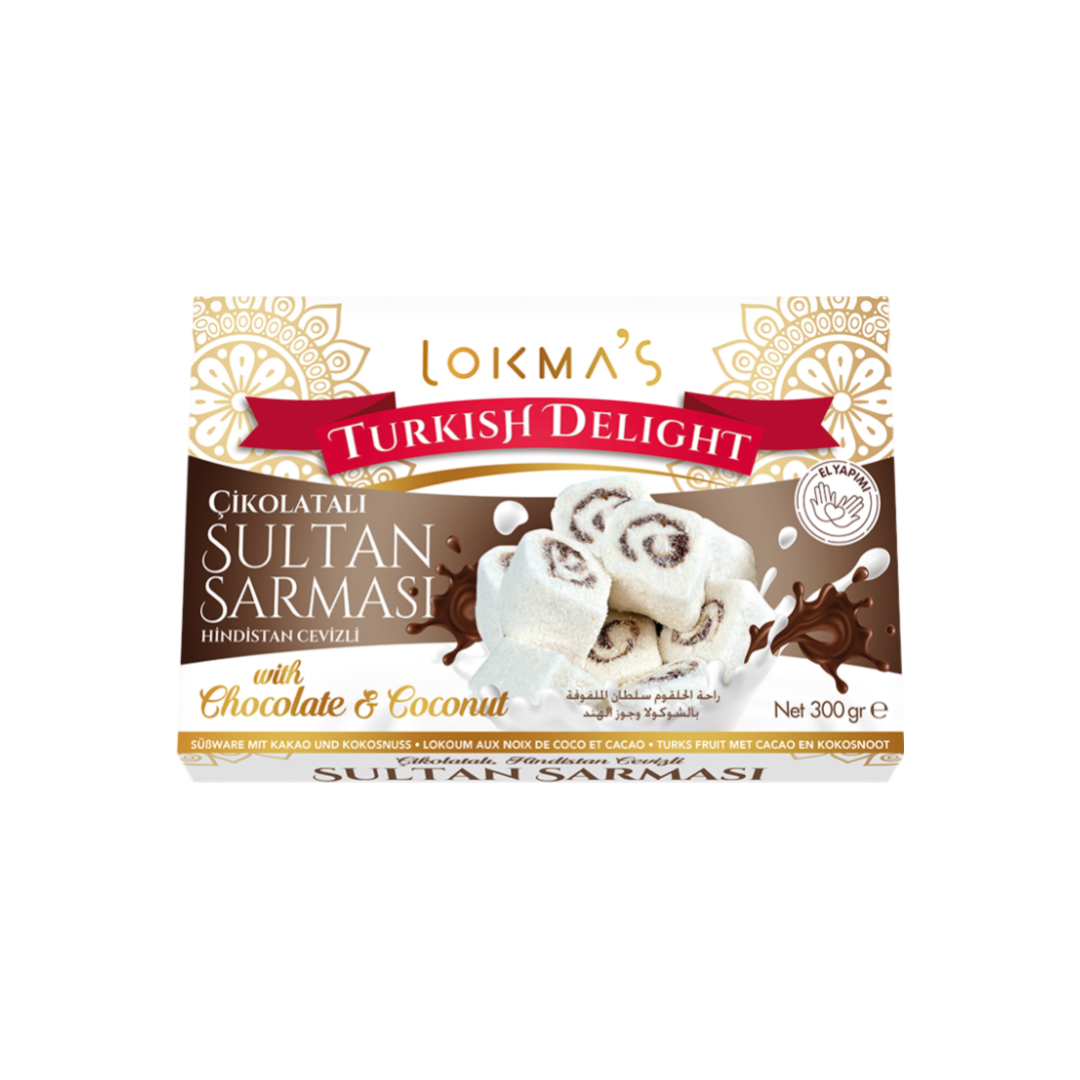 Лукум султана Lokma с шоколадом 300г