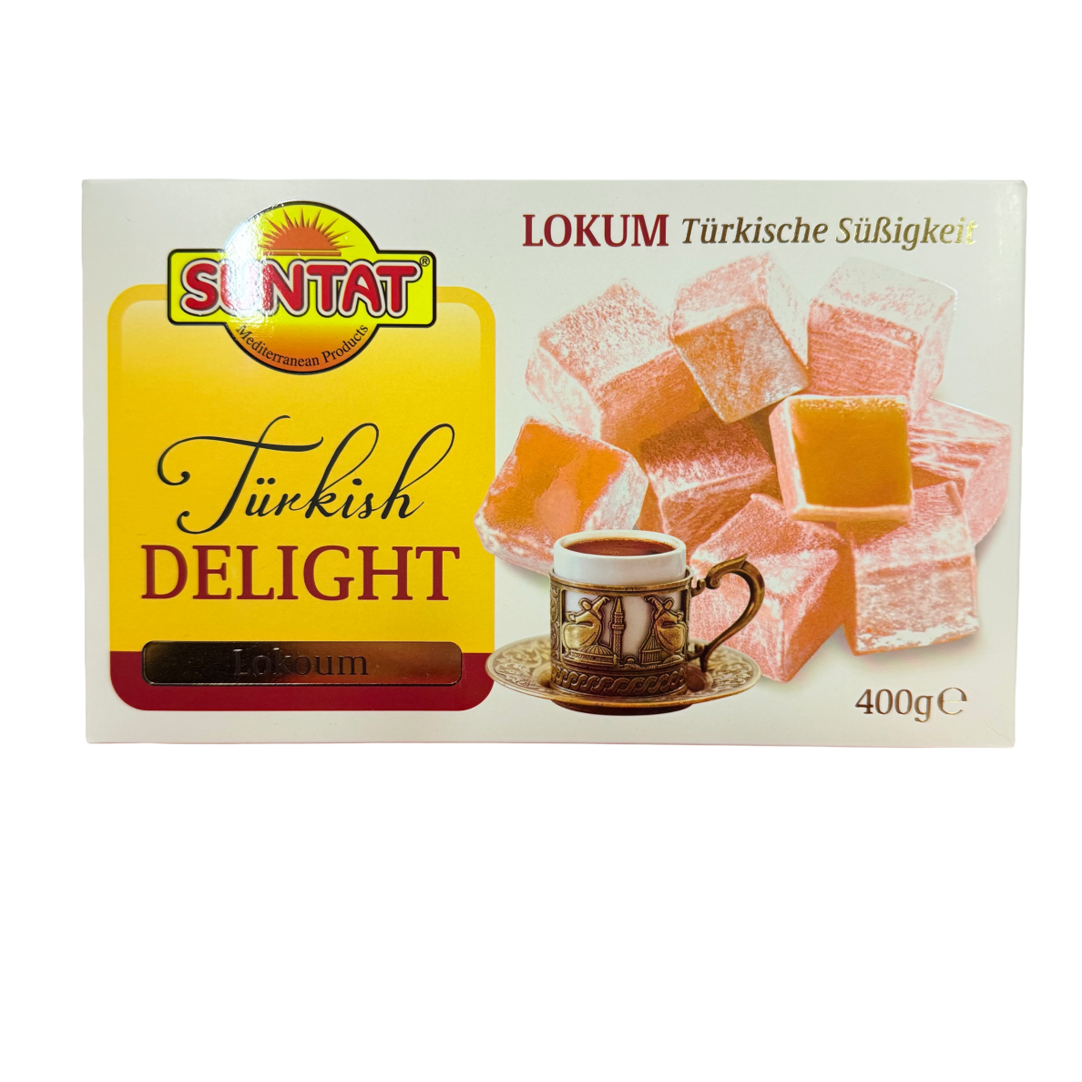 Lokum ar vaniļas garšu, SUNTAT, 400 g 