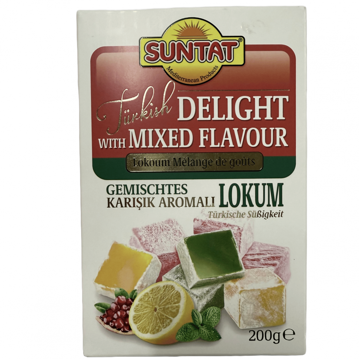 Lokum dažādas garšas, SUNTAT, 200 g 