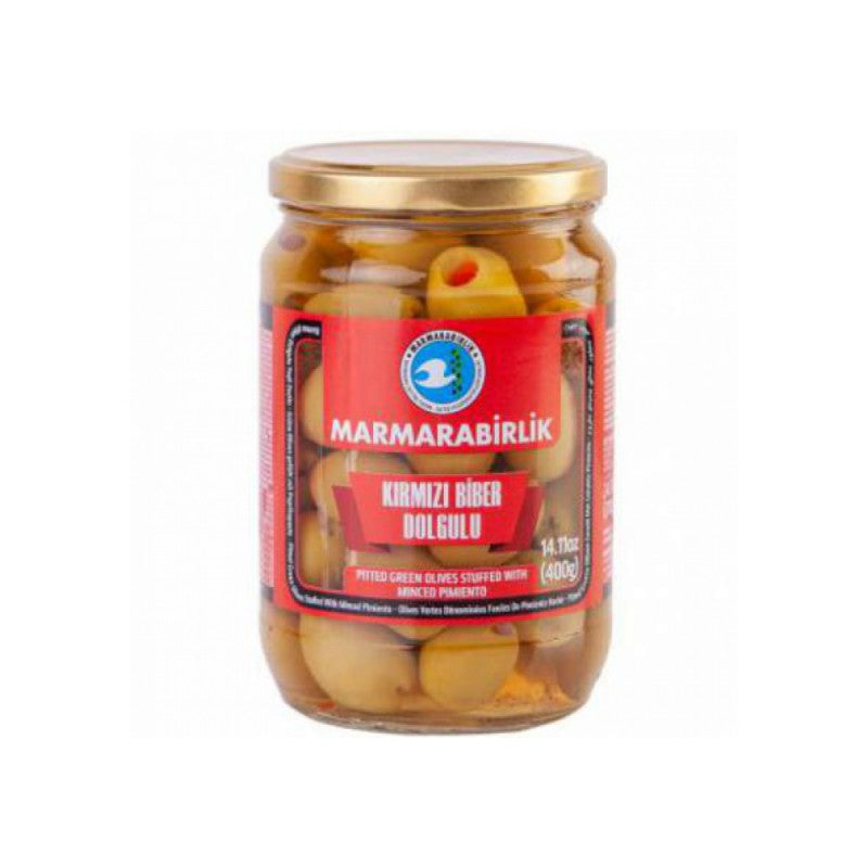 Оливки зеленые Мармарабирлик фаршированные 700г