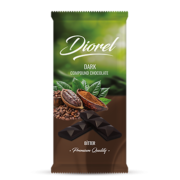 Melnā šokolāde, DIOREL, 80g 