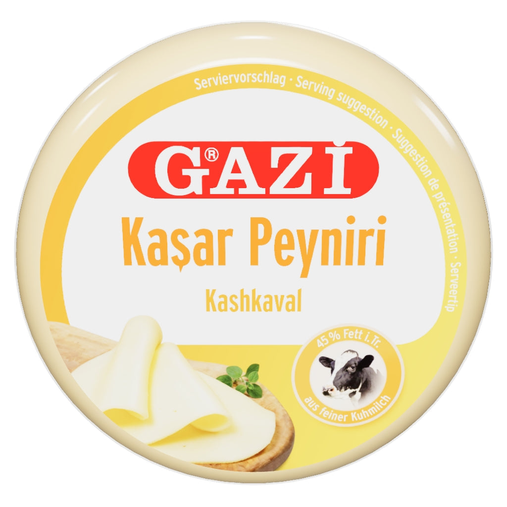 Gazi kaşar siers kashkaval 45% 250g 