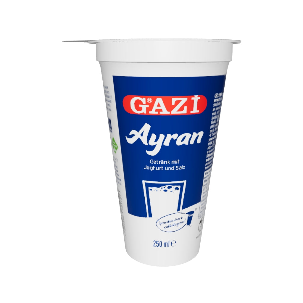 Gazi bardak ayran, airans 250ml 